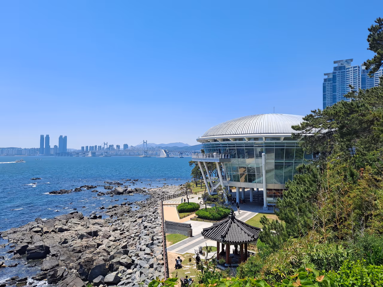 Dongbaek island in Busan