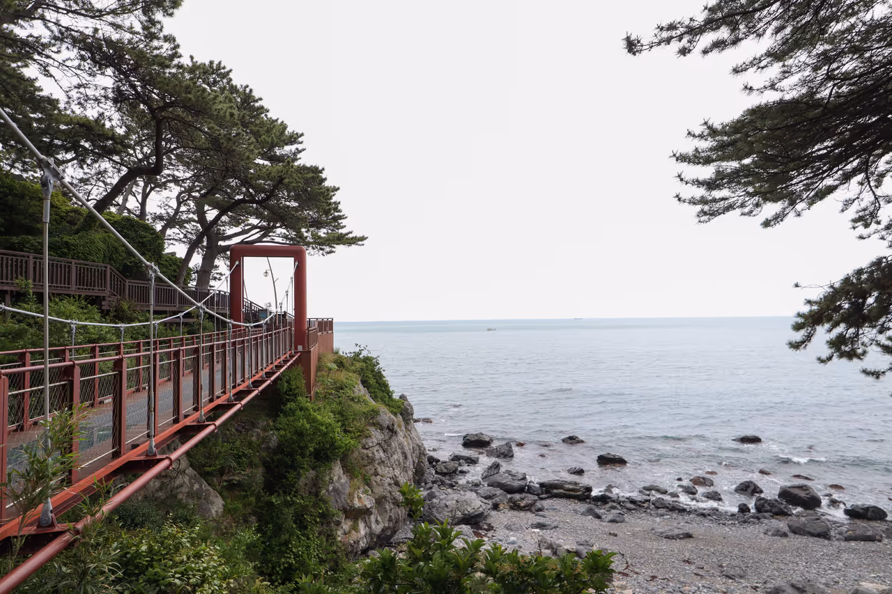 Dongbaek island in Busan