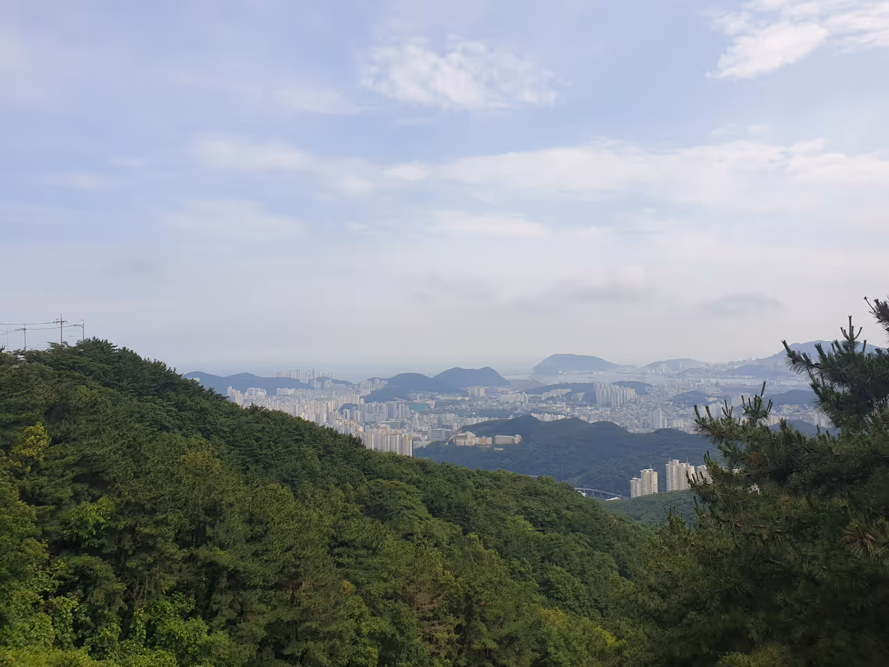 Mountain observatory in Busan