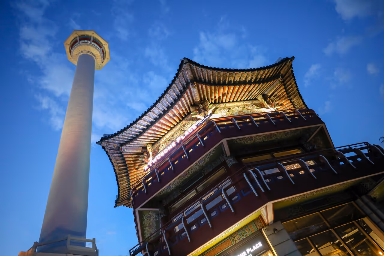 Observation tower in Busan