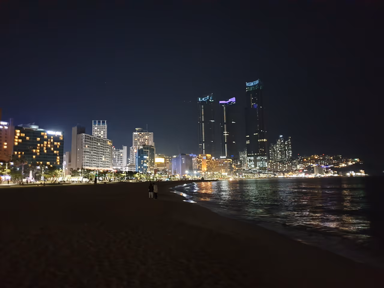 Haeundae Beach Night View