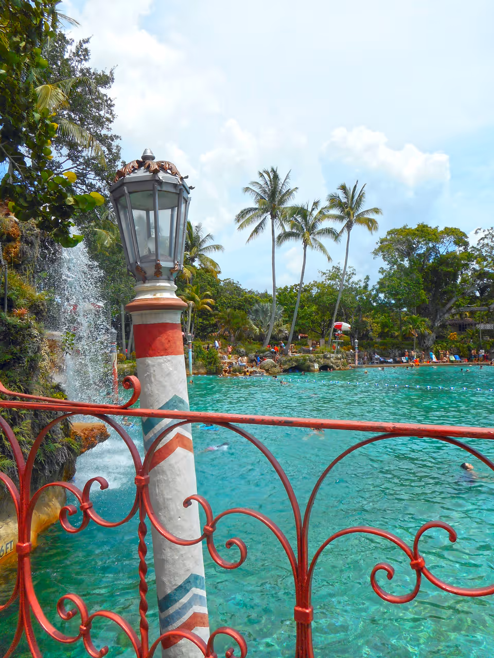 Swimming at the venetian pool, Miami