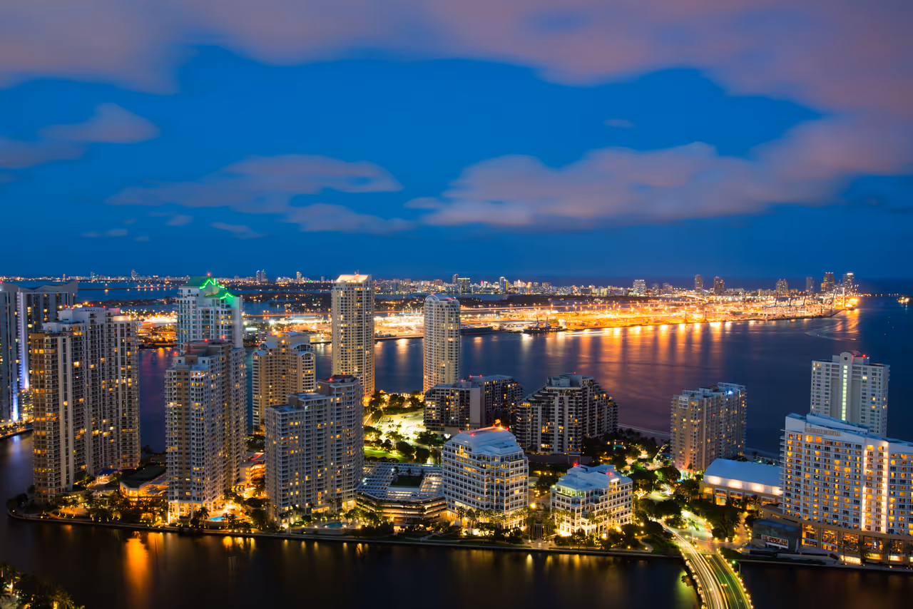 Brickell financial district nightlife spot, Miami