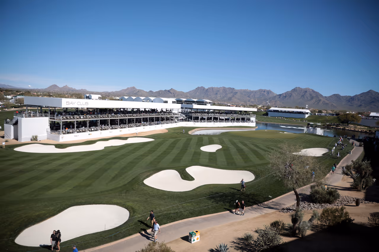 Desert golfing in Phoenix