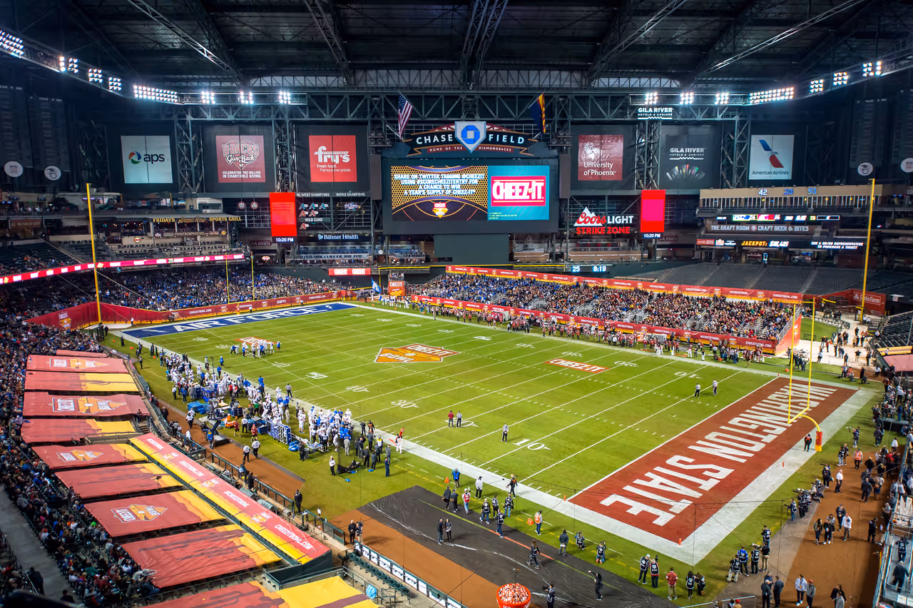 A view of the chase field