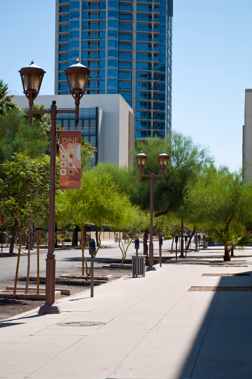 Street lights in phoenix