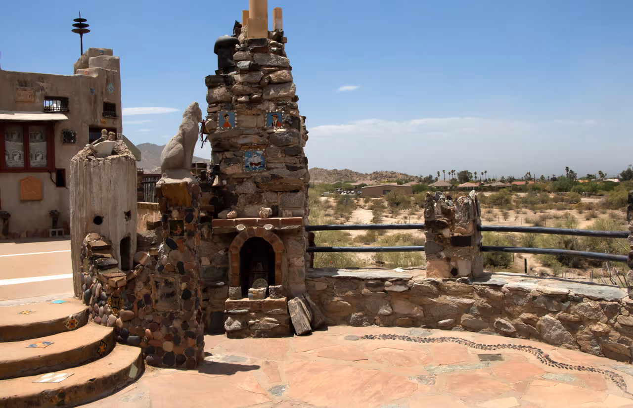 Mystery castle in Phoenix