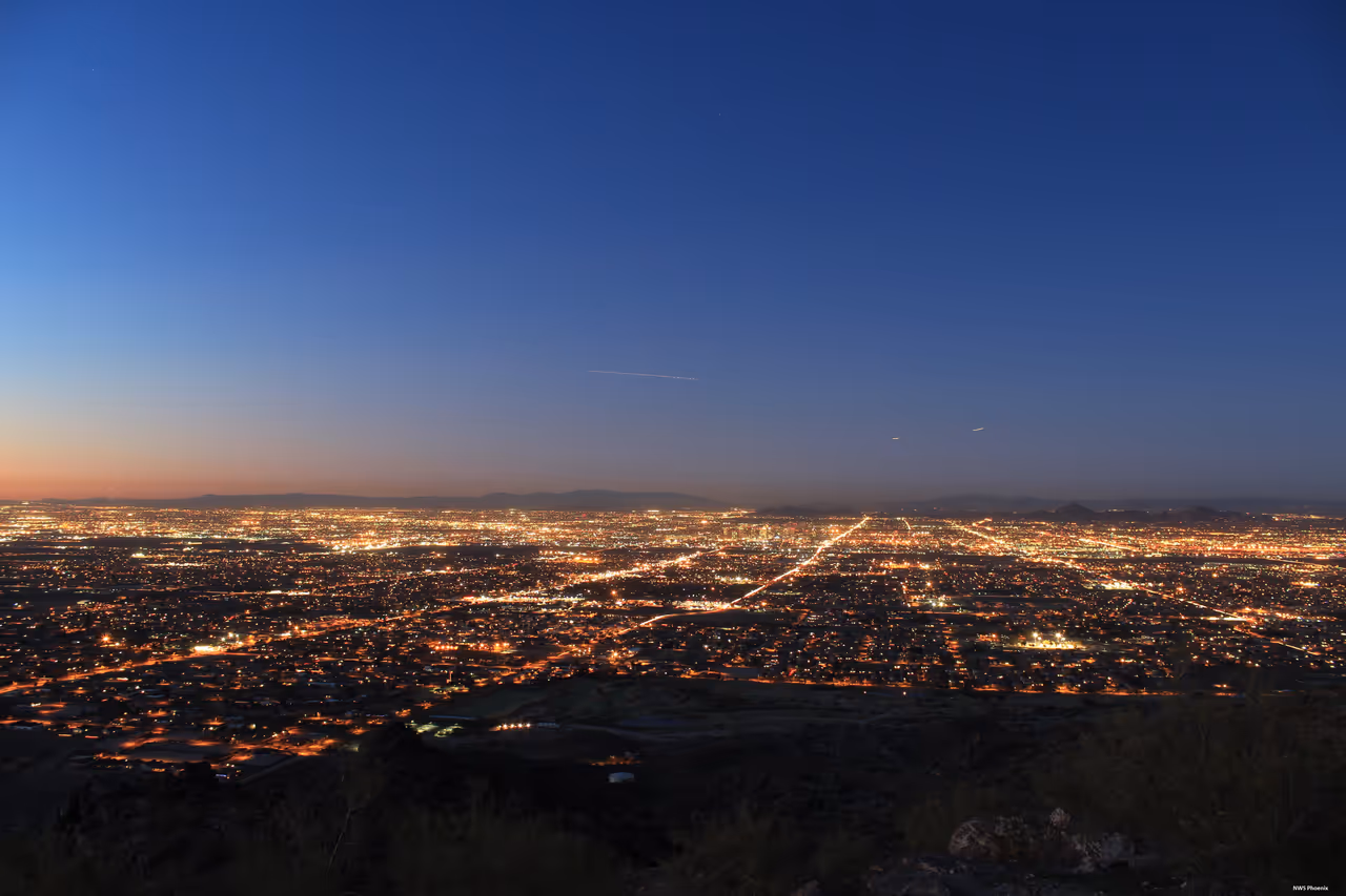 South mountain park in Phoenix