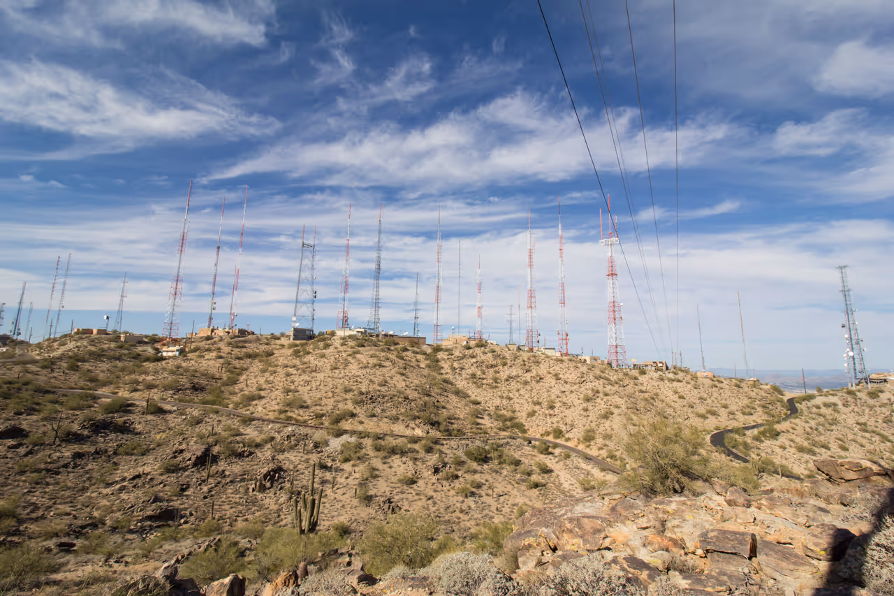 South mountain park in Phoenix