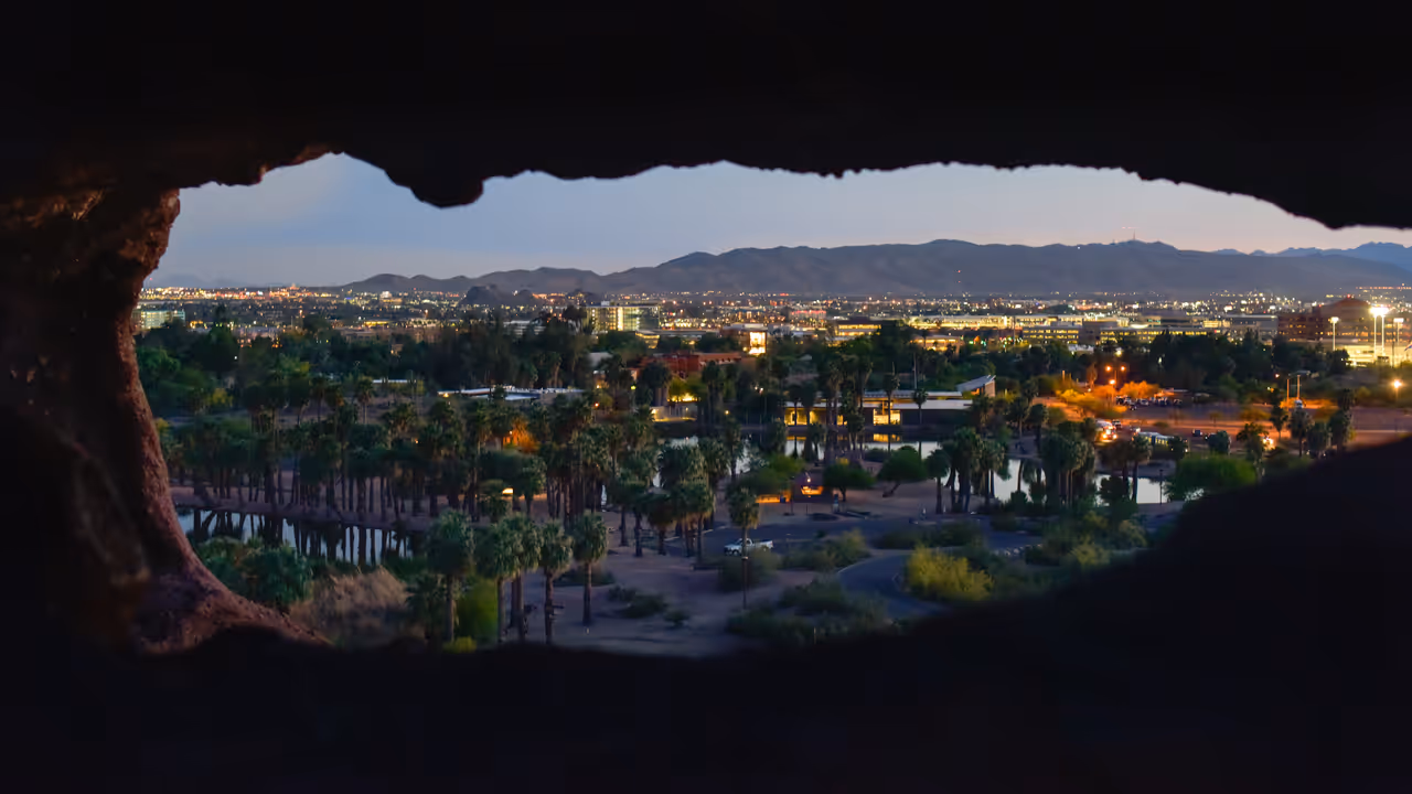 Hole-in-the-rock in Phoenix