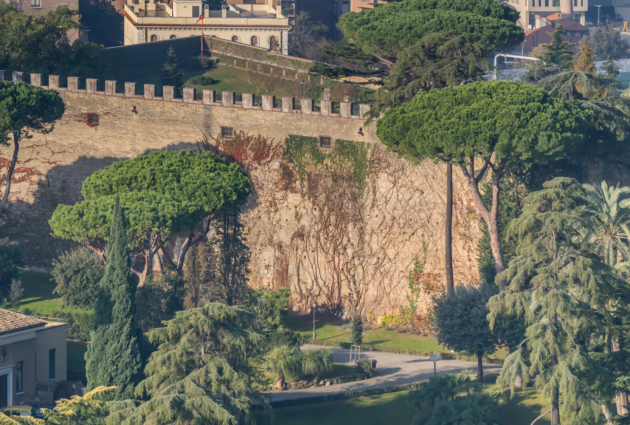 Leonine walls in Vatican city