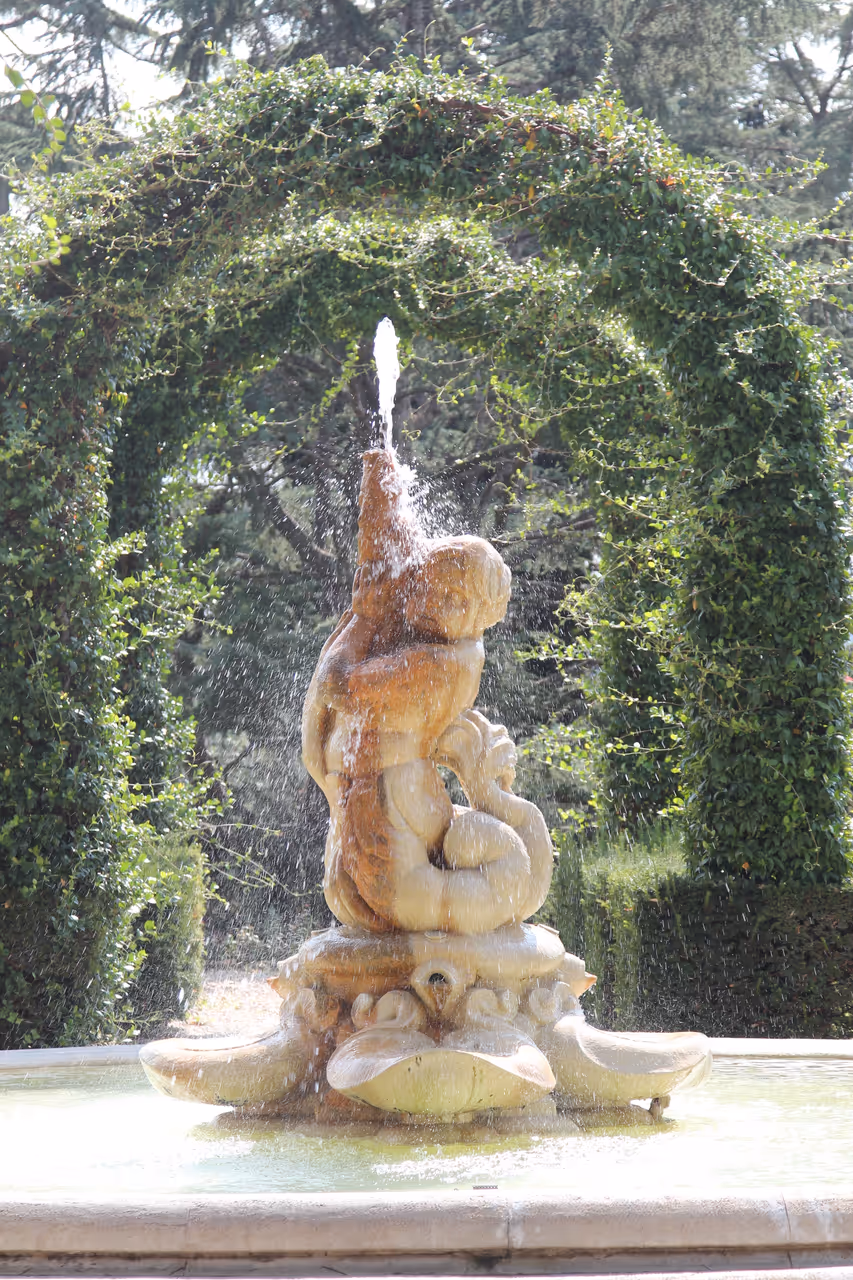 Triton Fountain in Vatican Gardens