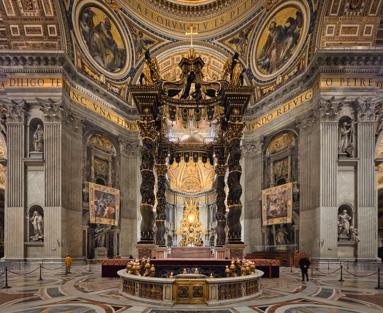 Bernini's baldachin in Vatican city