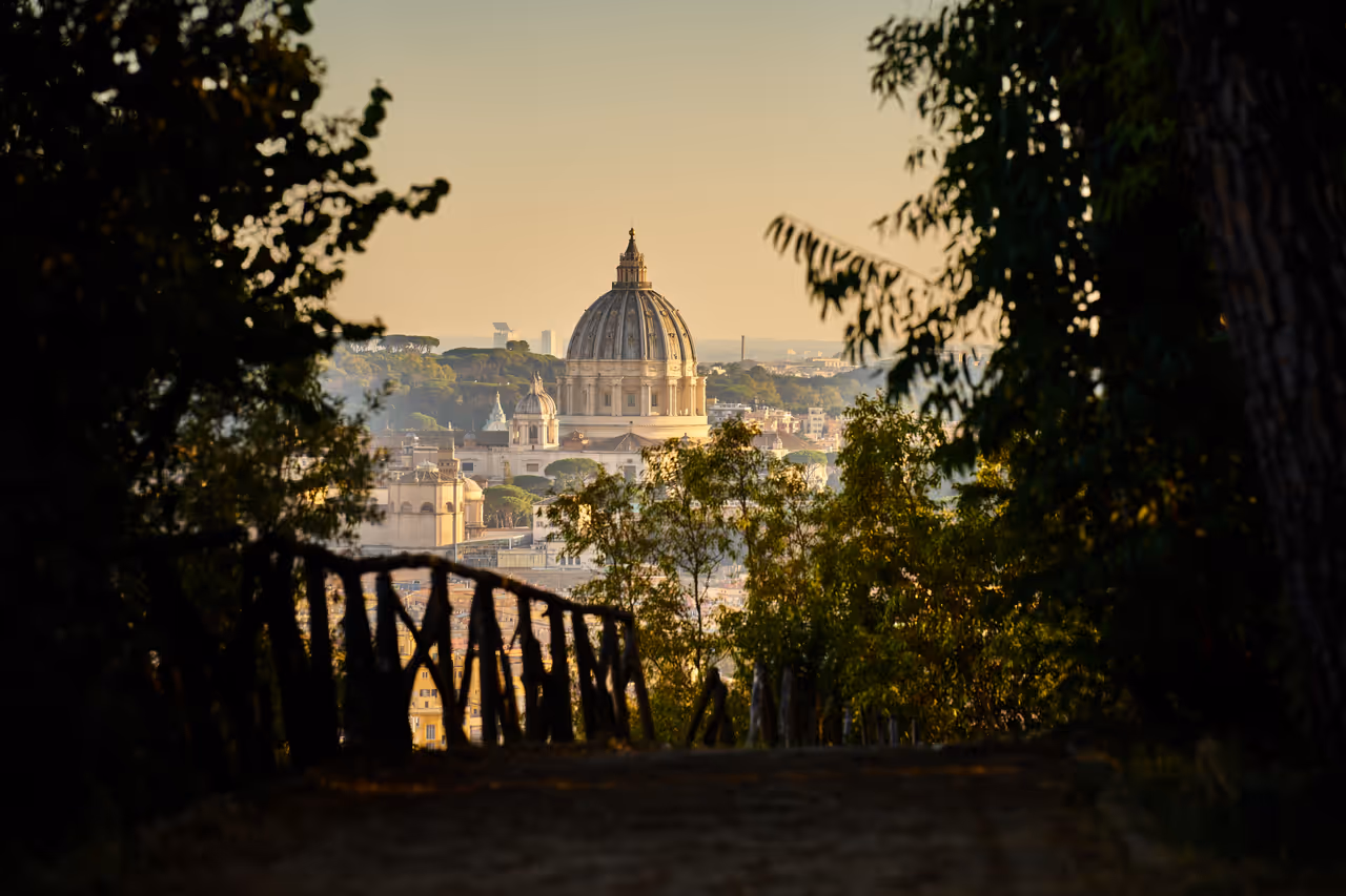 View from Monte mario in Vatican city