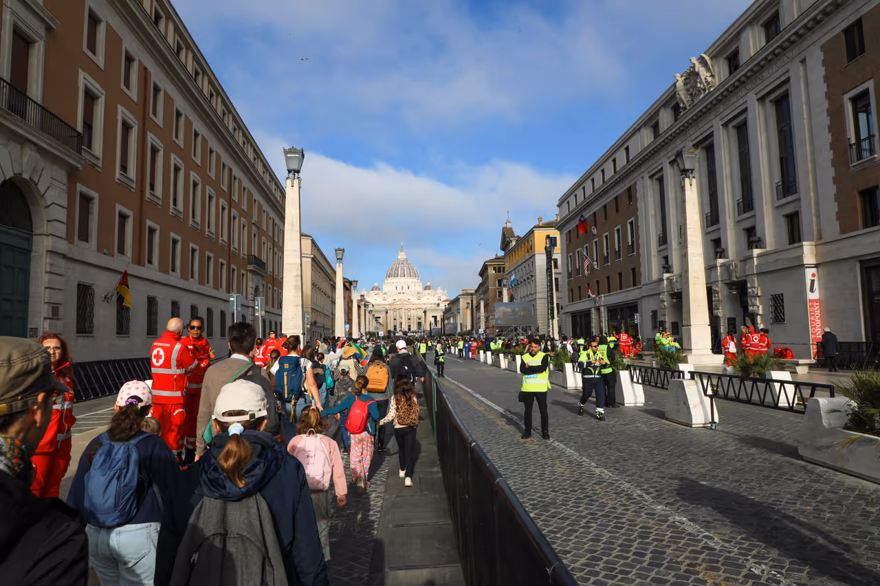 Via della conciliazione vista in Vatican city